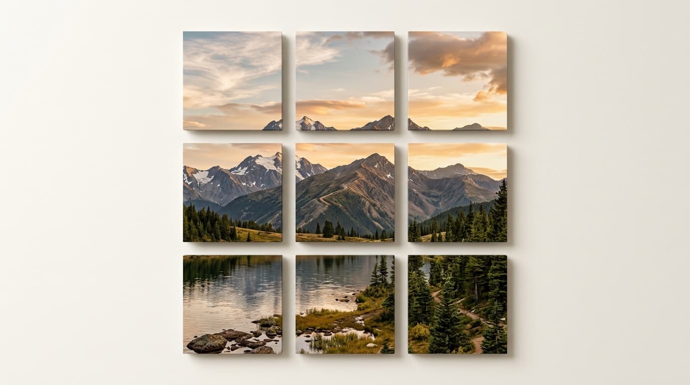 How to Split Image into Multiple Pieces