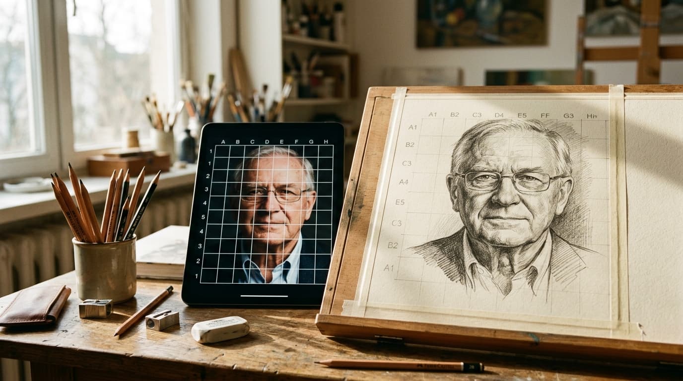 How to Add a Grid on a image for Drawing (3 Methods)